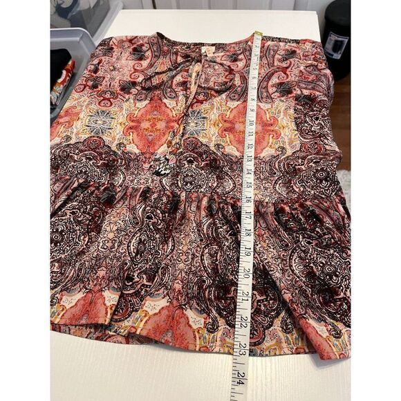 Anthropologie Raga Woman's Medium Evalona Paisley Top - Picture 9 of 9
